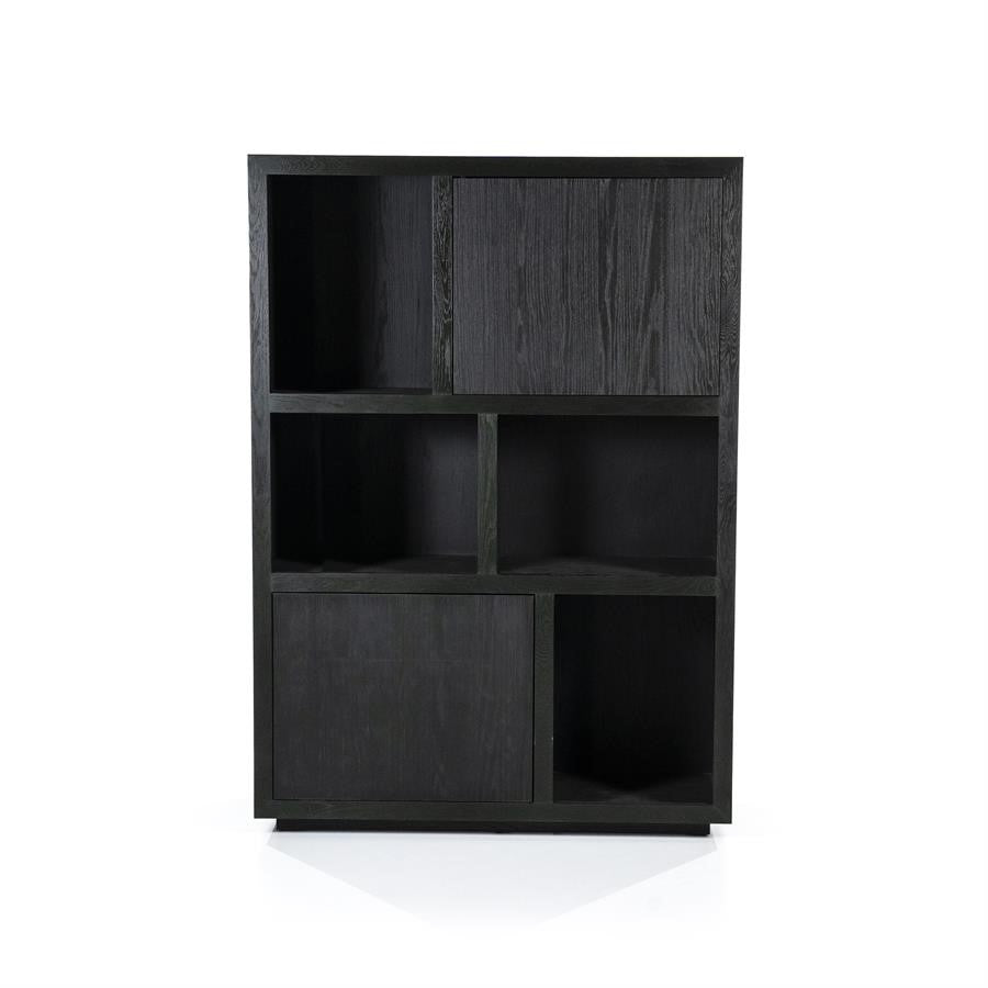 Helsinki Cabinet 120x170cm 2drs black