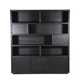 Helsinki Cabinet 200x220cm 4drs 2 dr blac
