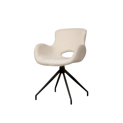 
            Campo armchair - fabric Teddy MJ8-1 White