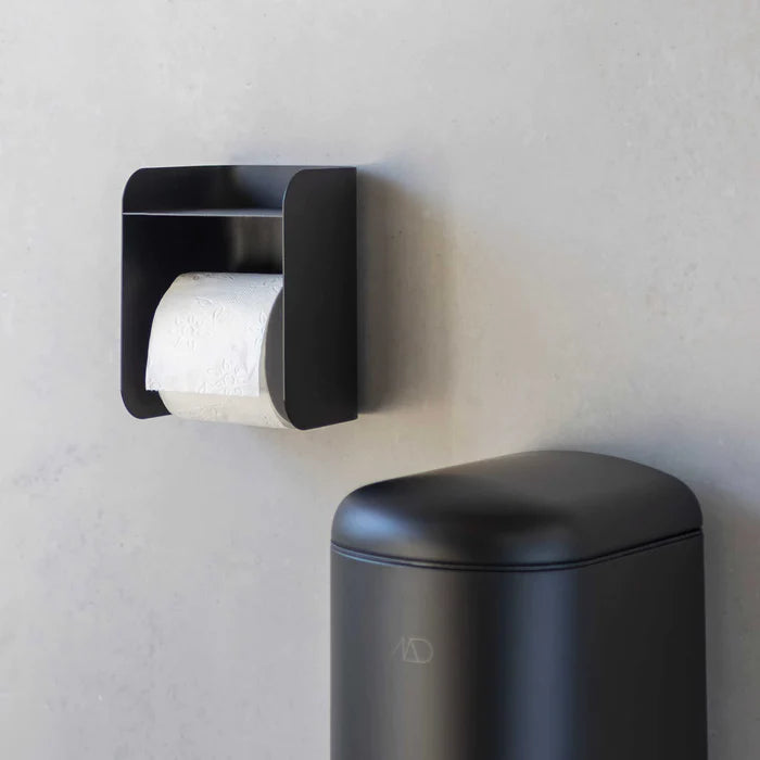 
            CARRY, Toilet roll holder W12,8 x L14cm, black
