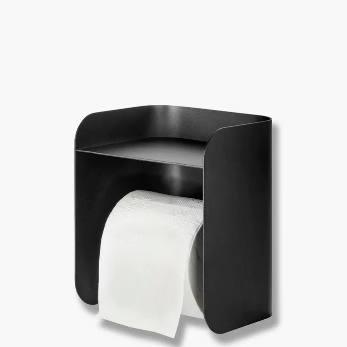 
            CARRY, Toilet roll holder W12,8 x L14cm, black