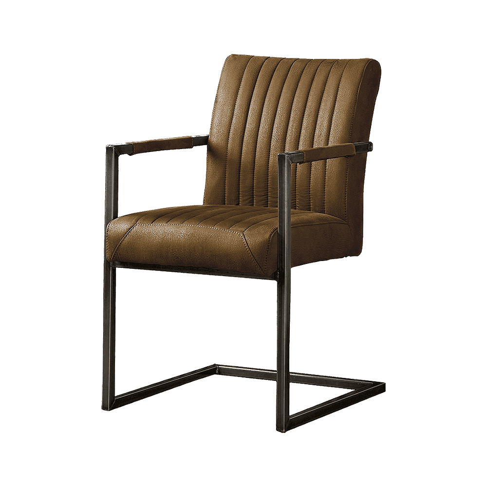 
            Ferro armchair - fabric light brown