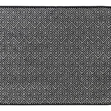 MOROCCO baðmotta 50 x 80 cm, black/whi