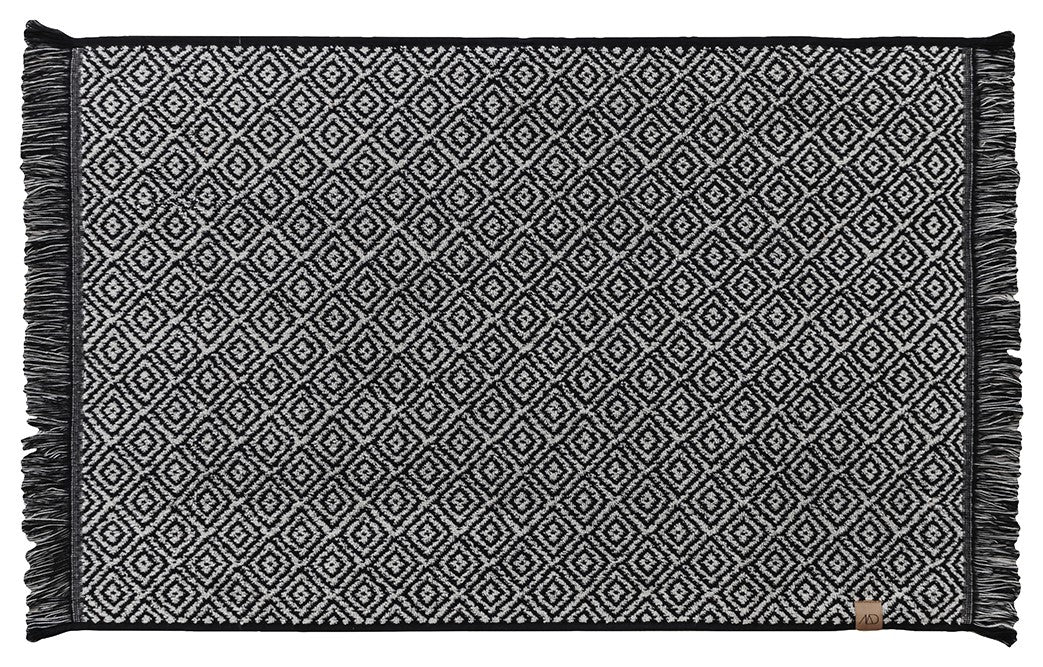 MOROCCO baðmotta 50 x 80 cm, black/whi