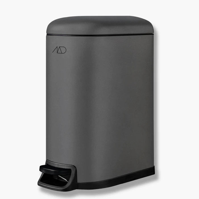 WALTHER pedal bin Grey10 ltr.