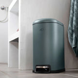 WALTHER pedal bin Pine green 10 ltr.
