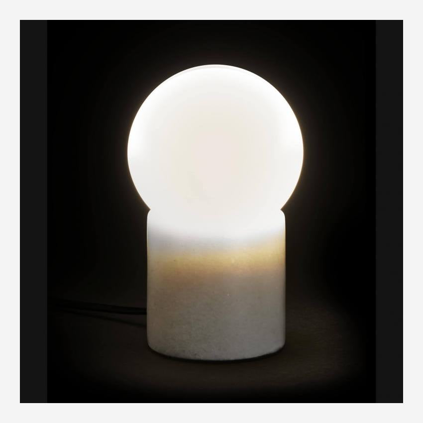 
            MARBALL II/MARBLE TABLE LAMP WHITE