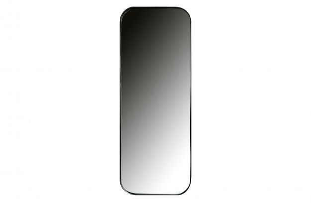 DOUTZEN MIRROR METAL BLACK 110x40CM