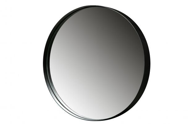 
            Doutzen round mirror black 80cm
