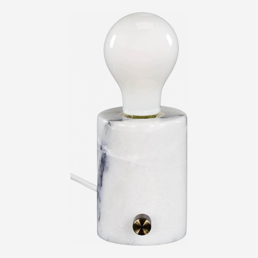 
      LORD/WHITE MARBLE TABLE LAMP