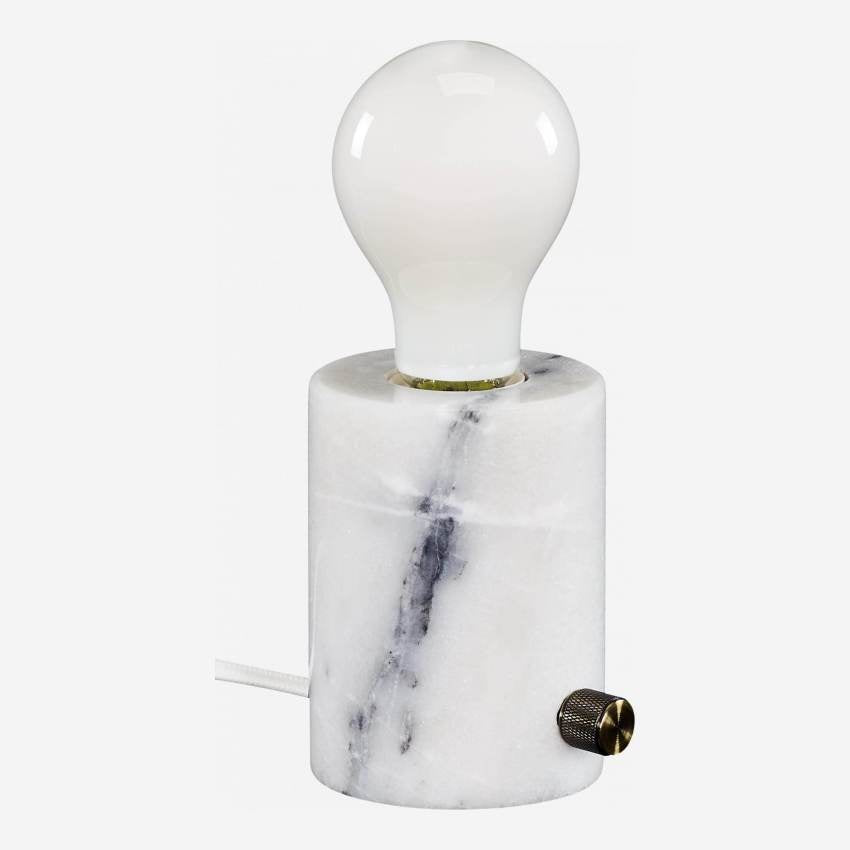 
      LORD/WHITE MARBLE TABLE LAMP