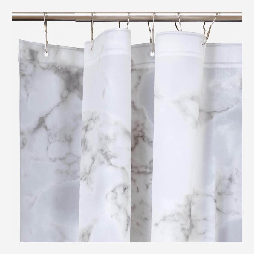 
            MARBLE/SHOWER CURTAIN 200X180 GREY