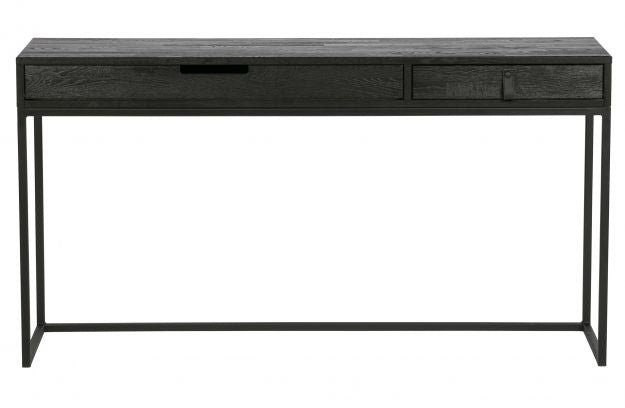 SILAS DESK ASH BRUSHED BLACKNIGHT