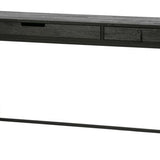 SILAS DESK ASH BRUSHED BLACKNIGHT