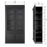ORGANIZE GLASS-DOOR CABINET