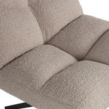 VINNY SWIVEL ARMCHAIR BOUCLÉ SAND