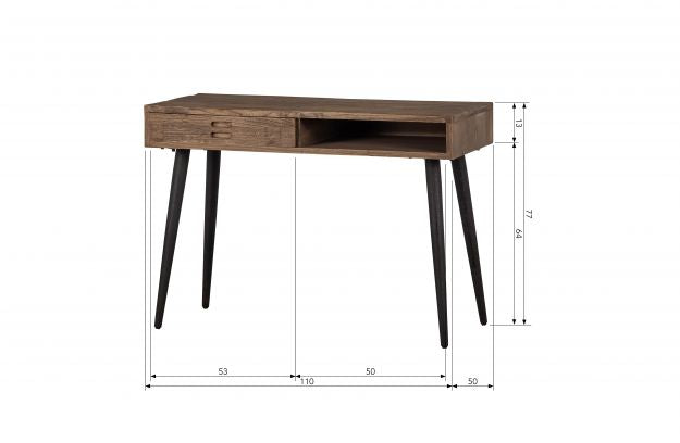 
            MADDOX DESK RECLAIMED WOOD NATUREL