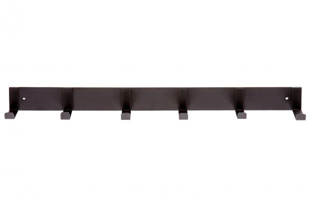 
            LUX COATRACK 6 HOOKS BLACK