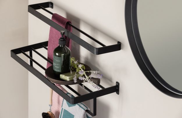 
            HANNA DRYING RACK METAL BLACK