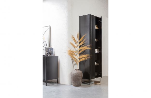New gravure cabinet w/drawer black