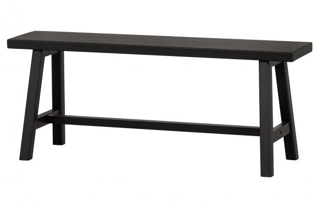Imme bench wood black 110cm