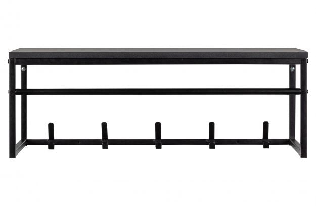 
            Diede coatrack with shelf black