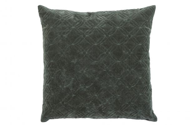 
            Cherish cushion velvet olive green 50x50cm