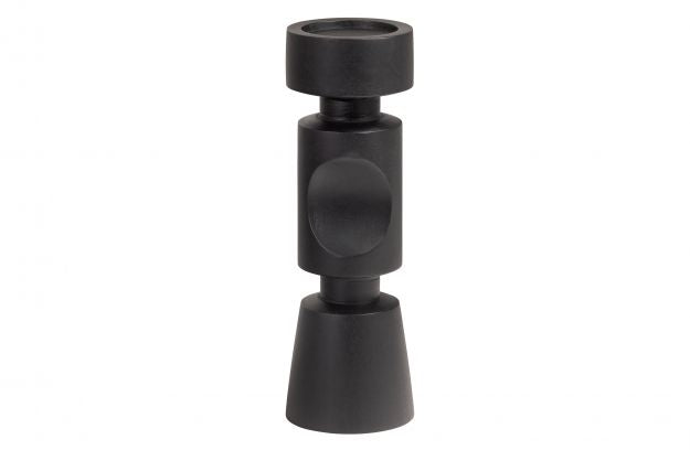 
            MIDI CANDLEHOLDER BLACK 36CM