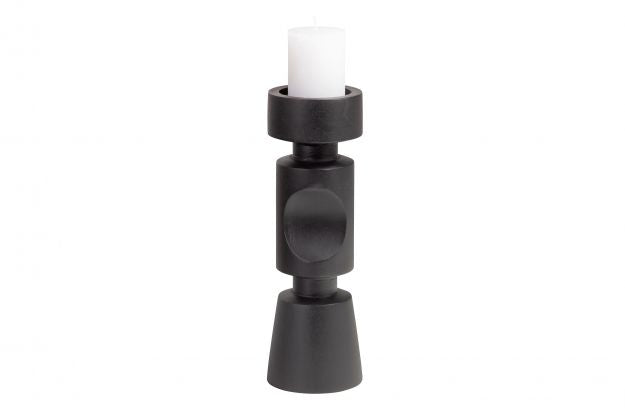 
            MIDI CANDLEHOLDER BLACK 36CM