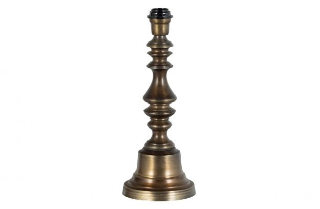 
            OHM BASE TABLE LAMP ANTIQUE BRASS