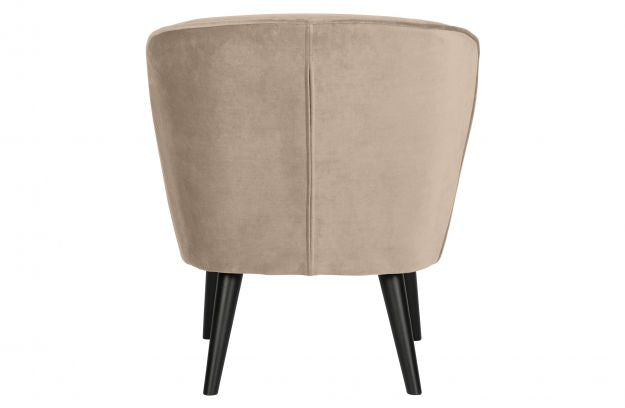 
            SARA ARMCHAIR VELVET KHAKI